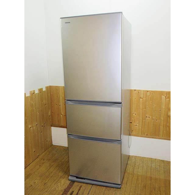 中古/搬入付き/安心1年保証】 東芝 3ドア冷蔵庫 363L GR-S36SXV 中古/搬入付き/安心1年保証】 東芝 3ドア冷蔵庫 363L GR-S36SXV