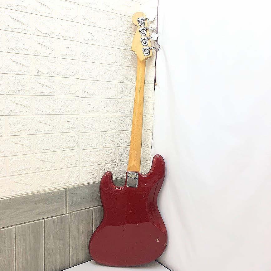 中古】バスカーズ エレキベース 赤 ベース BUSKERS ストラト ジャズ 