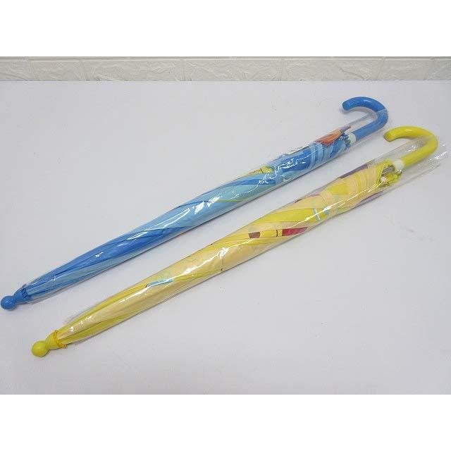 【新古品】 ディズニー 子供用 ジャンプ傘 プーさん2本セット 55cm ブルー&イエロー Disney Pooh 小学生用傘 幼児用傘 キッズ | 