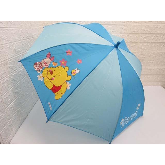 【新古品】 ディズニー 子供用 ジャンプ傘 プーさん2本セット 55cm ブルー&イエロー Disney Pooh 小学生用傘 幼児用傘 キッズ |  | 01