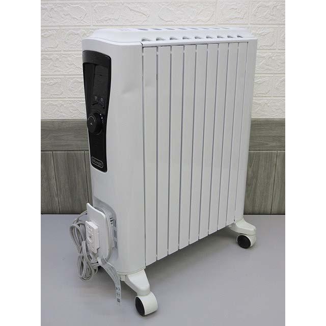 【中古】 デロンギ オイルヒーター RHJ65L0915 1500W 9枚フィン ホワイト DeLonghi 10-13畳 3段階調整 ヒーター | 