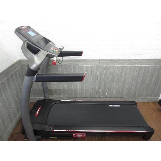 【中古】 ホライズン 電動ランニングマシン JOHNSON8.1T 専用マット付き HORIZON 家庭用ルームランナー 電動ウォーカー ウォーキング | 