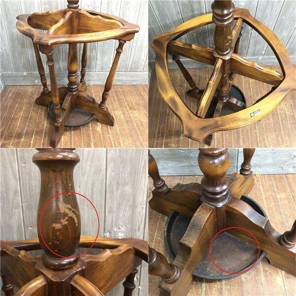 【中古】カリモク ポールハンガー コロニアル 高さ180cm ダークブラウン karimoku コート掛け コートハンガー コートツリーこげ茶 帽子 かばん バッグ |  | 02