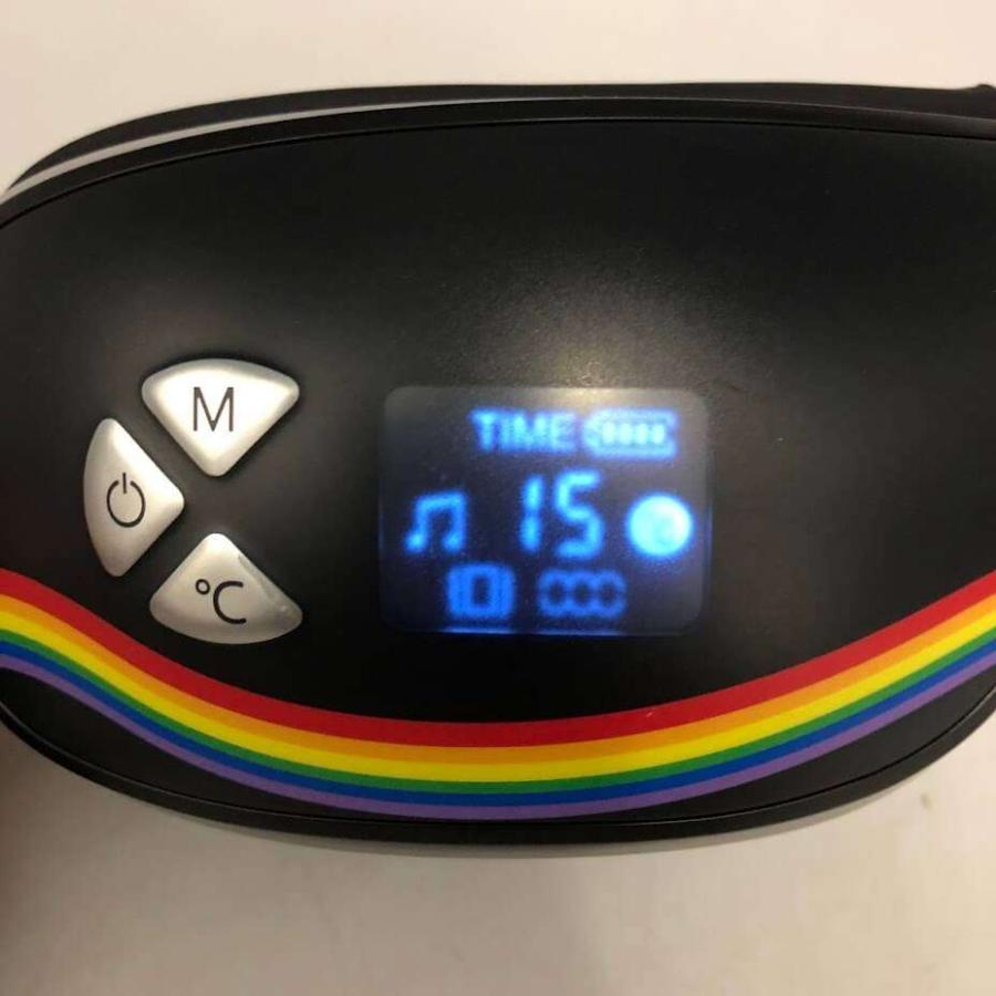 【中古】 rariro アイマッサージャー ブラック アイウォーマー コードレス 充電式 目元エステ マッサージ 多機能 ホットアイマスク 黒 アイマッサージャー 中古 |  | 04