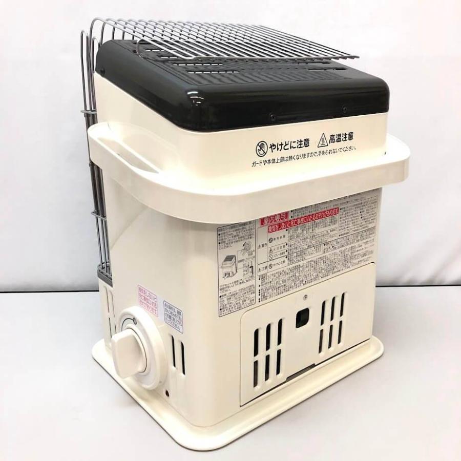【中古】 イワタニ カセットガスストーブ CB-STV-DKD ホワイト 元箱付き 取扱い説明書付き Iwatani ポータブル ストーブ デカ暖 屋内専用の画像