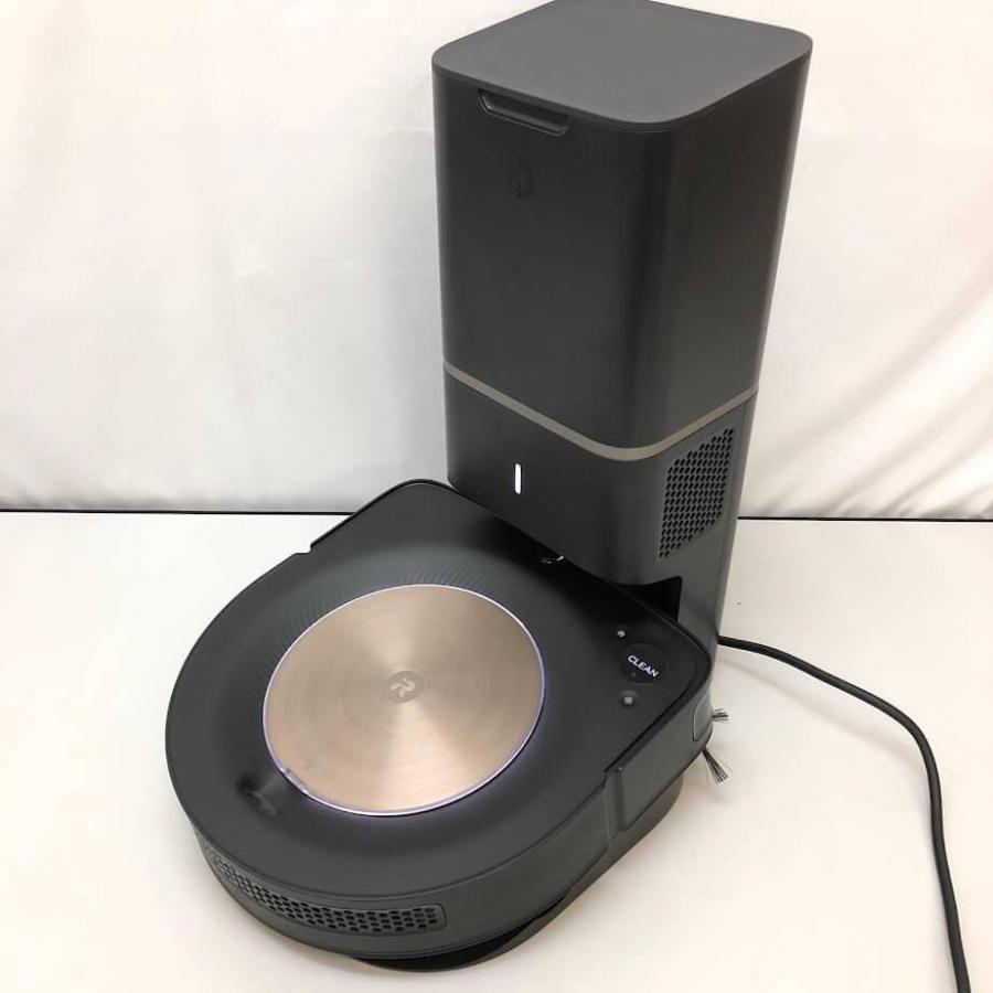 【中古】 iRobot ルンバ s9+ ロボット掃除機 クリーンベース付 ブラック 取扱説明書付 元箱付 アイロボット 自動 掃除機 自動ゴミ収集 | ルンバ | 01
