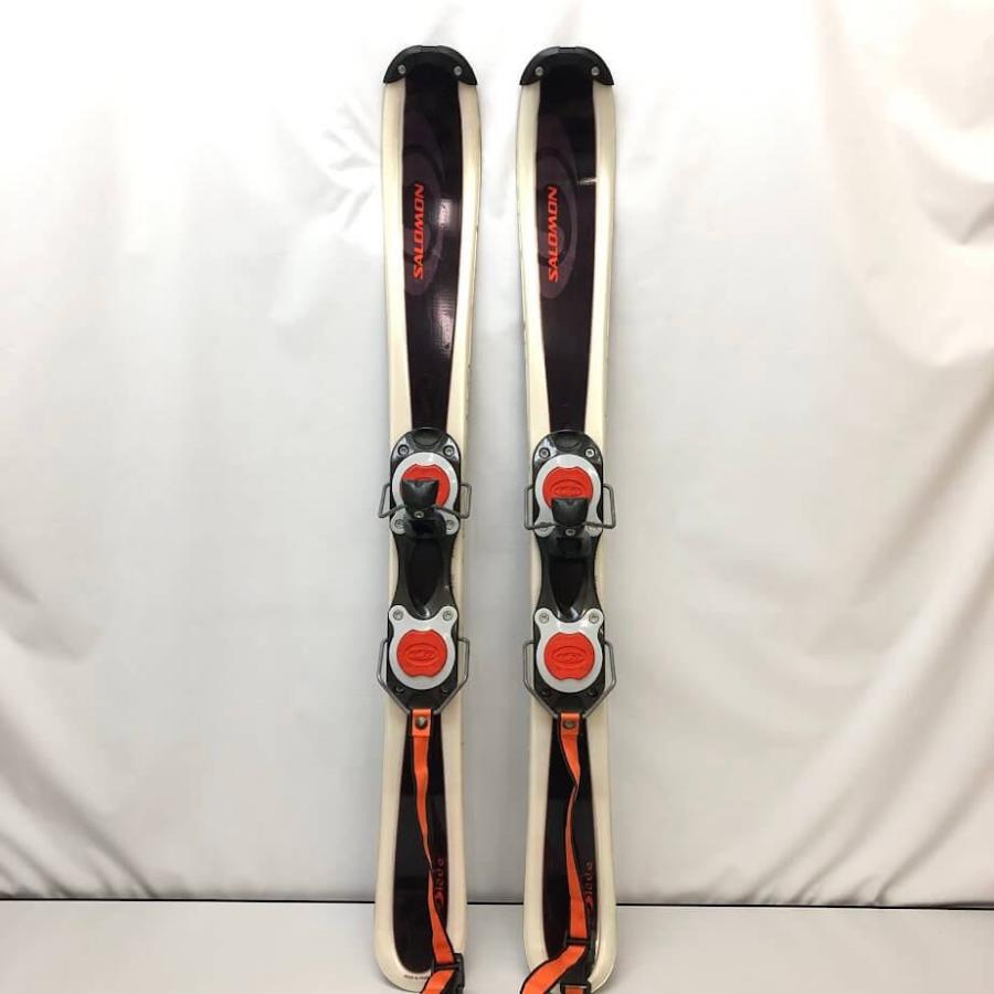 サロモン　SALOMON ショートスキー板　ビンディング　ケース付き 中古】 サロモン ショートスキー 2点セット 98cm ケース付き