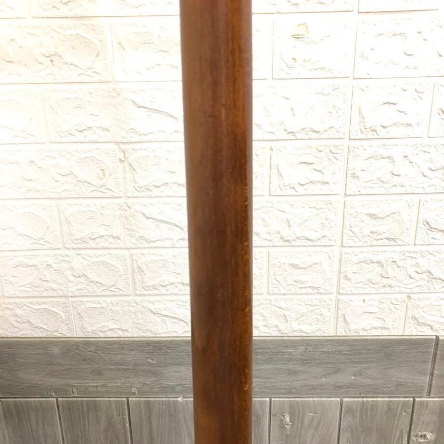 【中古】 秋田木工 ポールハンガー ブラウン 木製 コート掛け 傘立て付き ハンガーラック コートハンガー コートツリー 玄関収納 茶 帽子 |  | 02