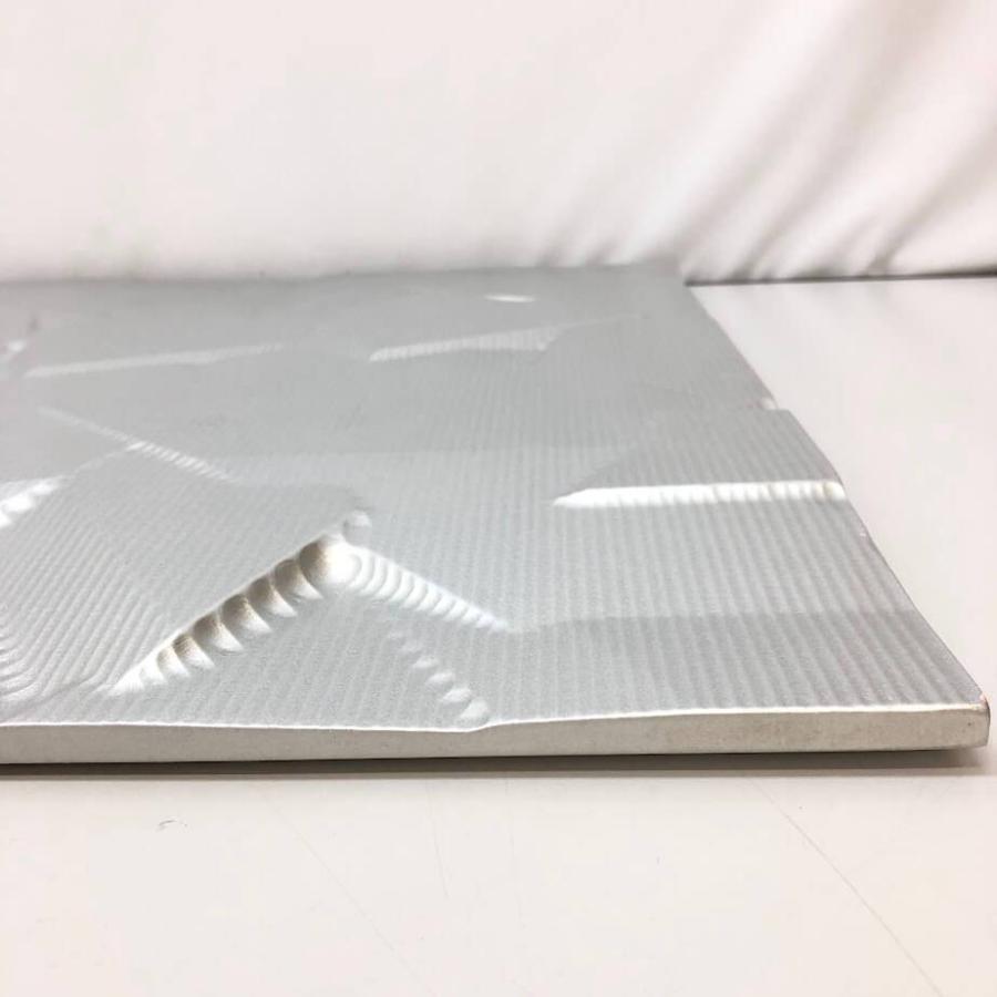 【中古】 ユーパワー プラデック ウォールアート クリスタル シルバー 60cm PLADEC アートパネル 壁掛け 立体 レリーフ インテリア メタリック |  | 02