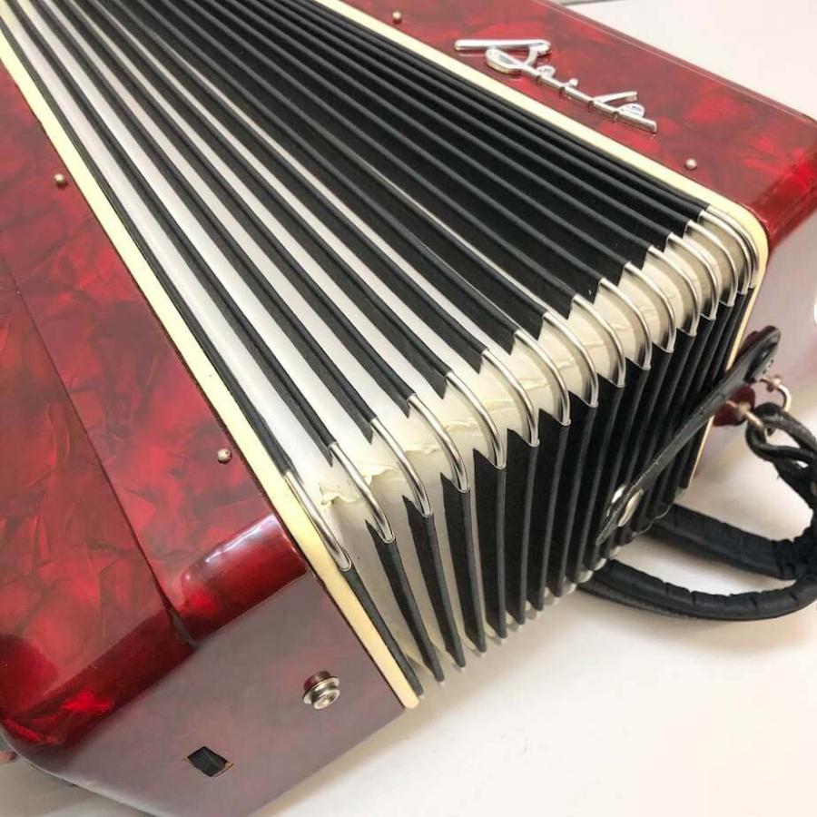 ss6984 バイレ アコーディオン M2019 30鍵 24ベース レッド ソフト