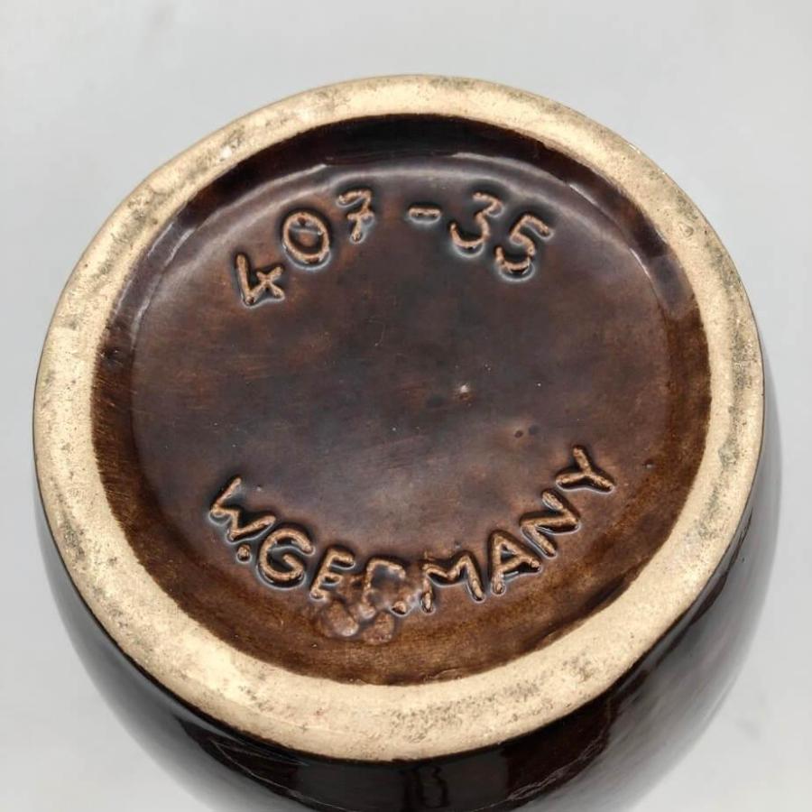 品質保証，新作 西ドイツ製 花瓶 FAT LAVA 赤 高さ35cm ヴィンテージ W