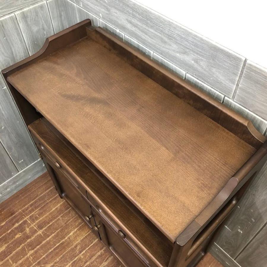 【美品】カリモク 　電話台　リビングボード 　サイドキャビネット/サイドボード 楽天市場】カリモク QW2005 キャビネット サイドボード ミドルボード