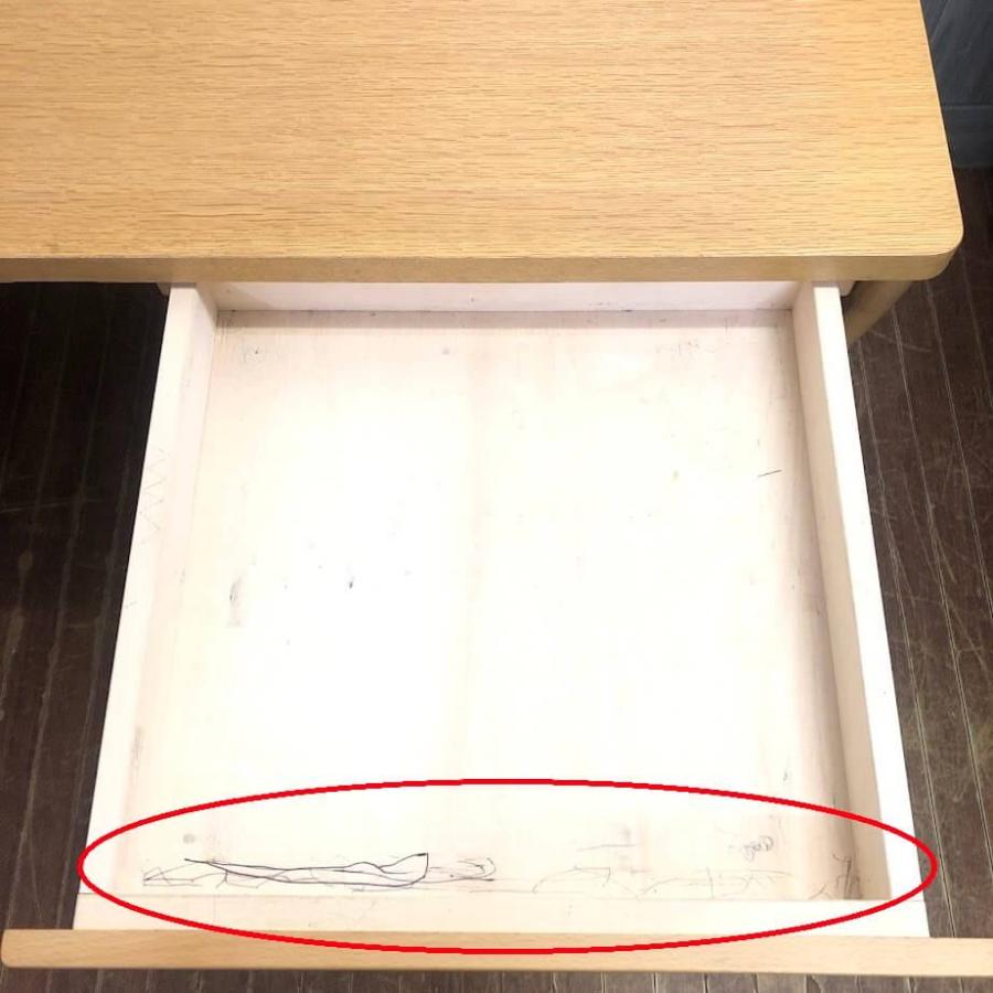 【中古】 カリモク 学習机 ティポリーノ ナッツシェル色 幅95cm SU3208MS karimoku デスク Tiporino ナチュラル シンプル フレキシブル 引出付 | カリモク家具 | 02