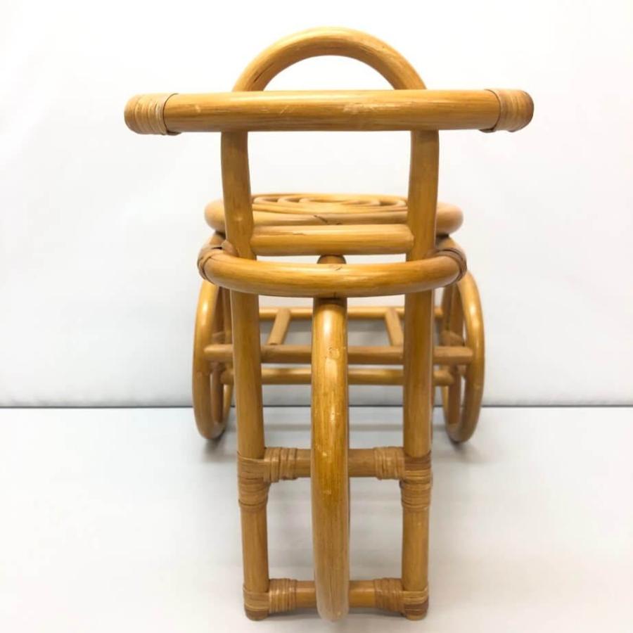 【中古】 ラタン製 フラワースタンド サイクル型 自転車型 籐製 鉢台 花台 2段 プランター 植物 花 置台 飾り ラック フラワースタンド 中古 |  | 03