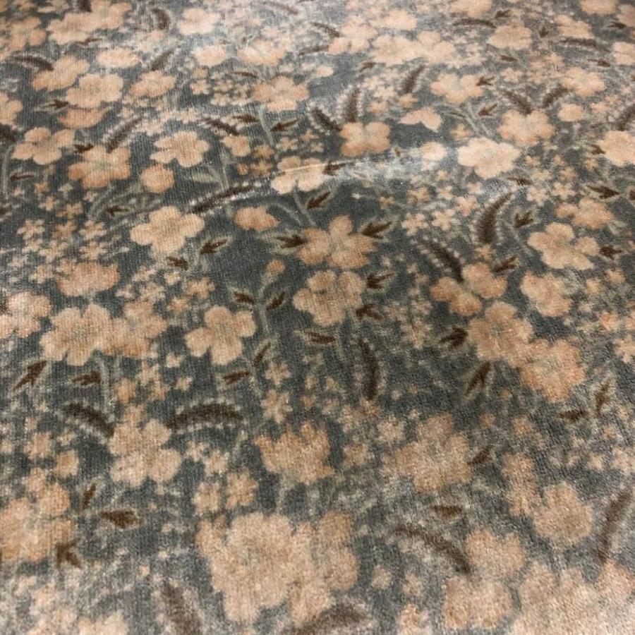 【中古】 カリモク アームチェア ダークブラウン×グレー花柄 karimoku ダイニングチェア クッションチェア 木製 ひじ掛け付 イス 椅子 いす ラウンジチェア |  | 02