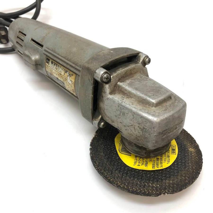 【中古】 東芝 電気ディスクグラインダ DGD-100A 100mm TOSHIBA 電動工具 研削 バリ取り 仕上げ さび落とし 切断 大工道具 |  | 01