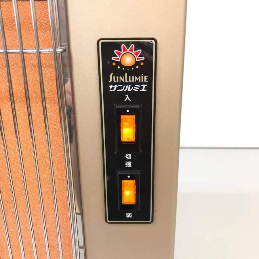 【中古】 サンルミエ・エクセラ5 遠赤外線暖房器 N500LS-GR シャンパンゴールド 〜6畳 セラミック100％ キャスター付き 強弱切替 暖房 ヒーター |  | 01