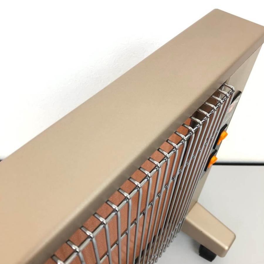 【中古】 サンルミエ・エクセラ5 遠赤外線暖房器 N500LS-GR シャンパンゴールド 〜6畳 セラミック100％ キャスター付き 強弱切替 暖房 ヒーター |  | 02