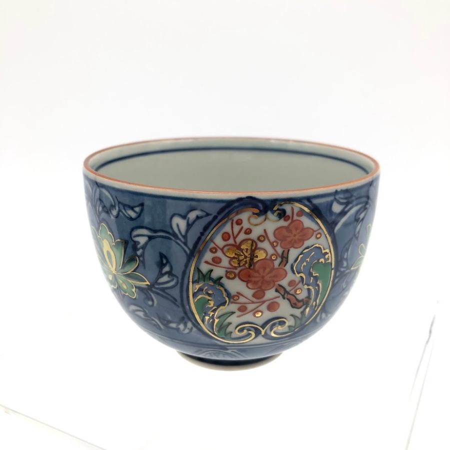 【中古】 有田焼 風の木窯 汲出碗5客揃＆急須セット 汲み出し茶碗 煎茶碗 湯飲み茶碗 横手型 きゅうす 茶器 お茶 陶器 焼物 和食器 工芸品 |  | 02