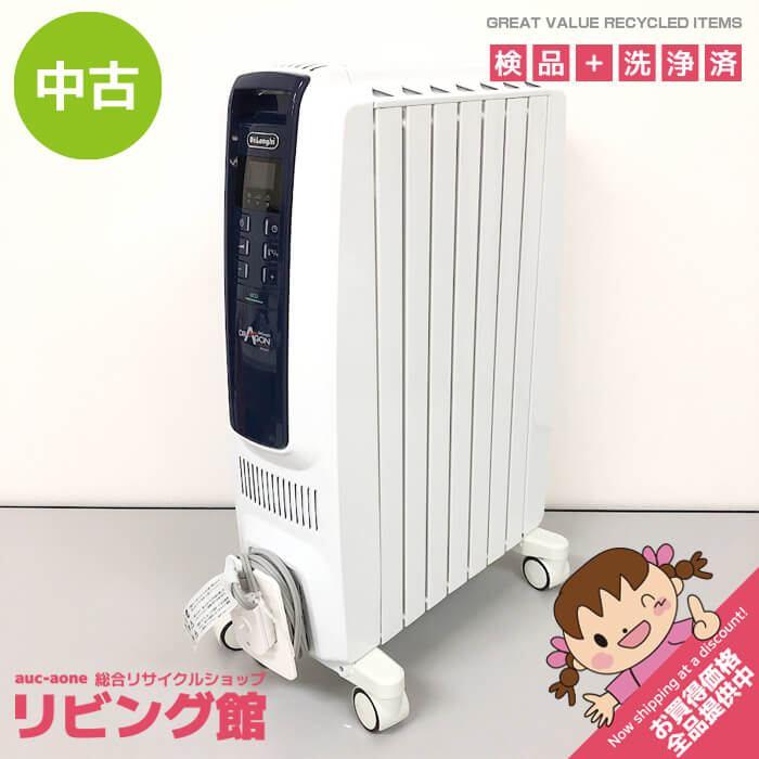 【中古】 デロンギ オイルヒーター QSD0712-MB ホワイト 7枚フィン 1200W 3〜8畳 DeLonghi キャスター付 ヒーター 暖房 白 タイマー ストーブ | 