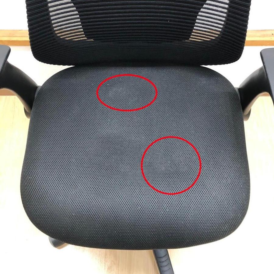 【中古】 オフィスチェア ブラック ワークチェア 黒 メッシュ 昇降式 回転いす キャスター付 ひじ掛け付き 肘付き 椅子 いす イス デスクチェア 中古 |  | 01