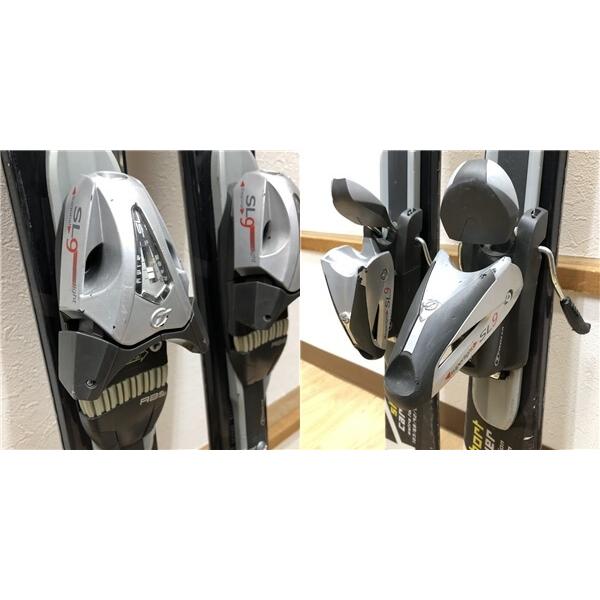 【中古】 ケスレ ショートスキー 2点セット 116cm ブラック KASTLE short carver スキー板 ビンディング 黒 カービングスキー 短め 短い スキー ファンスキー |  | 02