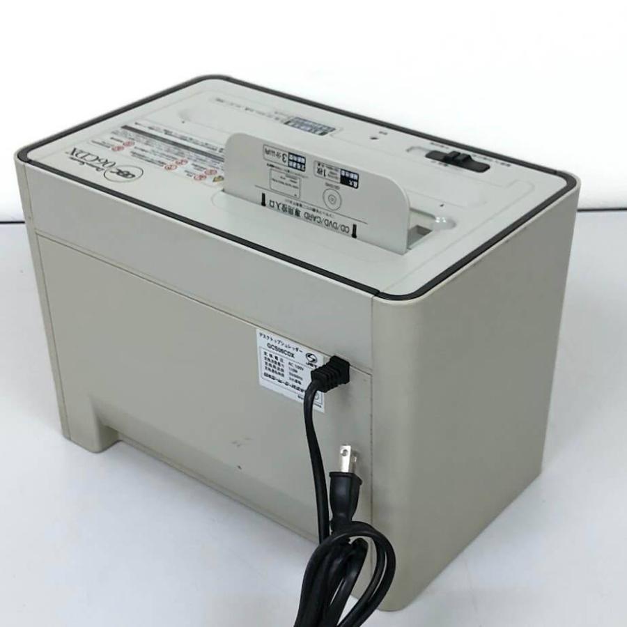 【中古】 デスクトップシュレッダー GCS06CDX グレー A4 5枚 電動 CD・カード裁断 クロスカット パーソナルシュレッダー コンパクト 電動シュレッダー 中古 |  | 02