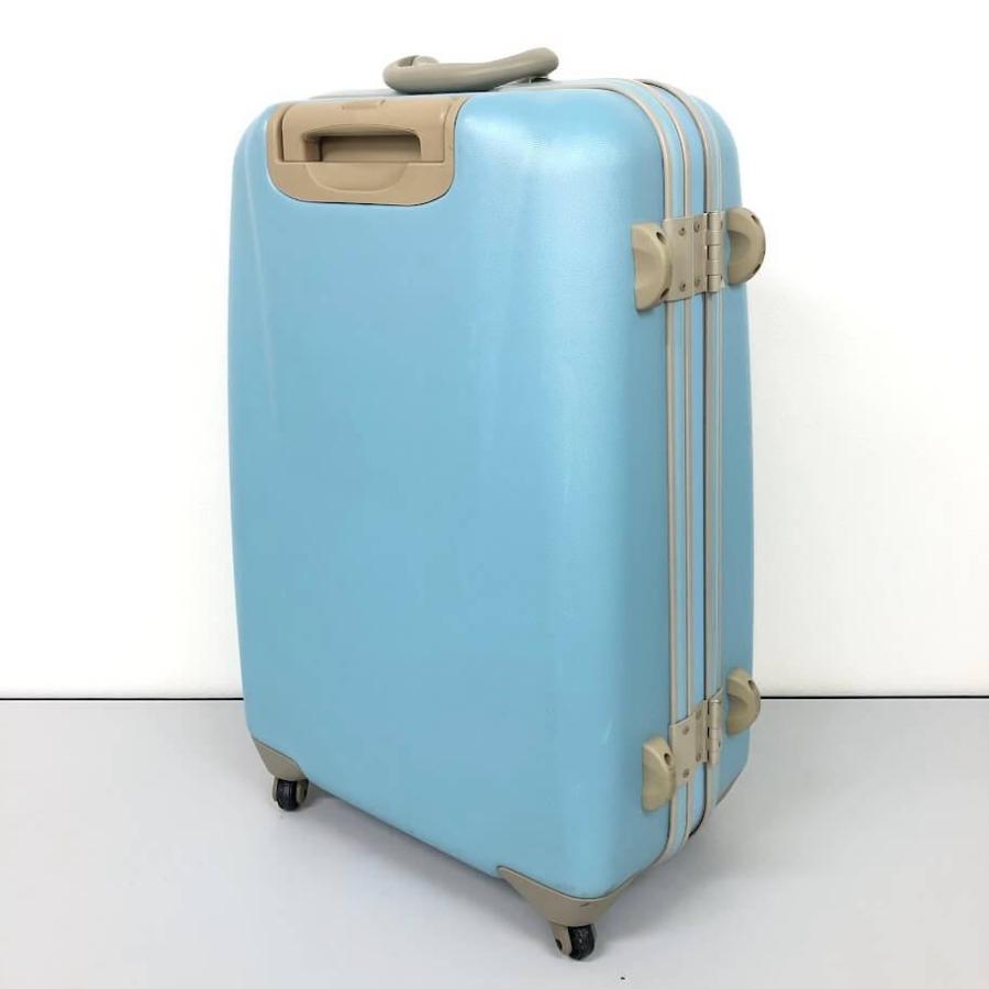 ss8431　キャリーケース ハードタイプ ブルー TSAロック 4輪 ハードキャリー スーツケース 青 トラベル 旅行 出張 鞄 かばん バッグ トランク キャリーケース 中古 中古】 キャリーケース ハードタイプ 水色 4輪 73L ハードキャリー