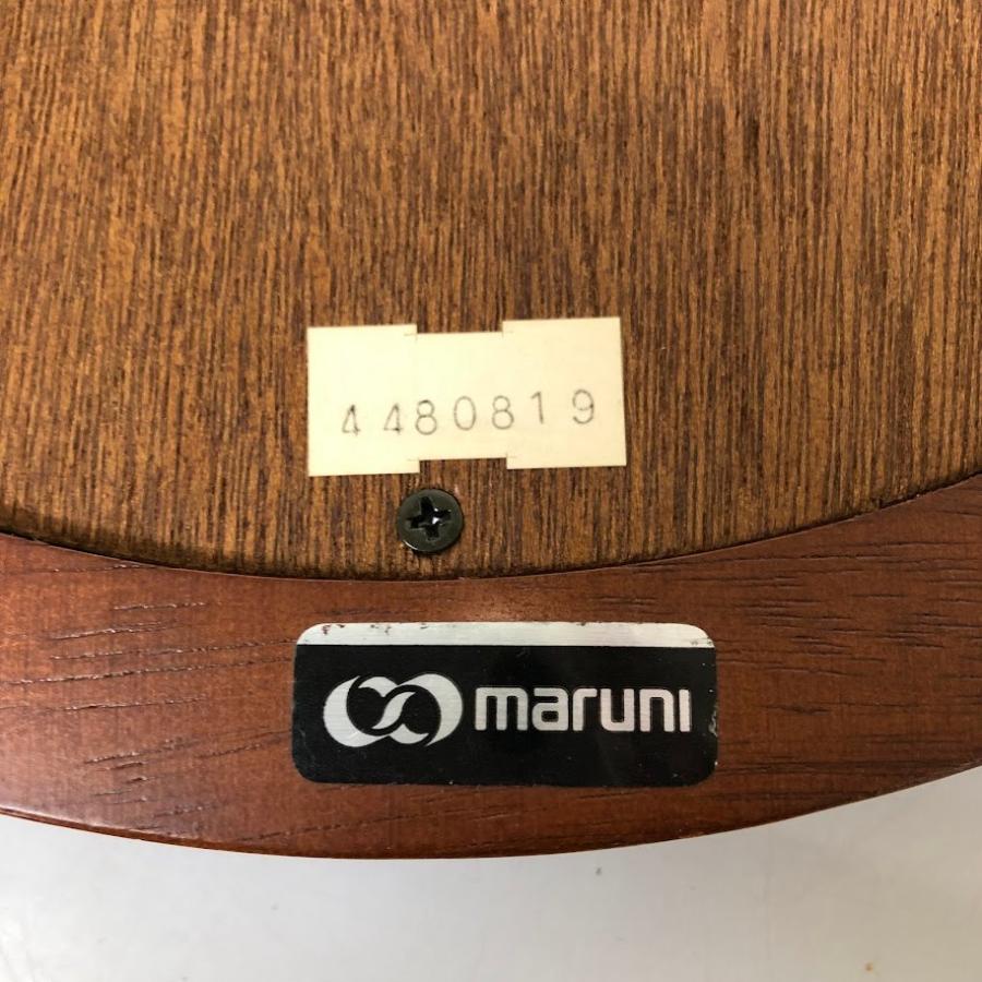 【中古】 マルニ ウォールミラー 50×40cm ブラウン 木製 maruni 楕円 シンプル 木枠 茶 壁掛け 鏡 姿見 かがみ ミラー オーバル 一面鏡 ウォールミラー 中古 | マルニ木工 | 04