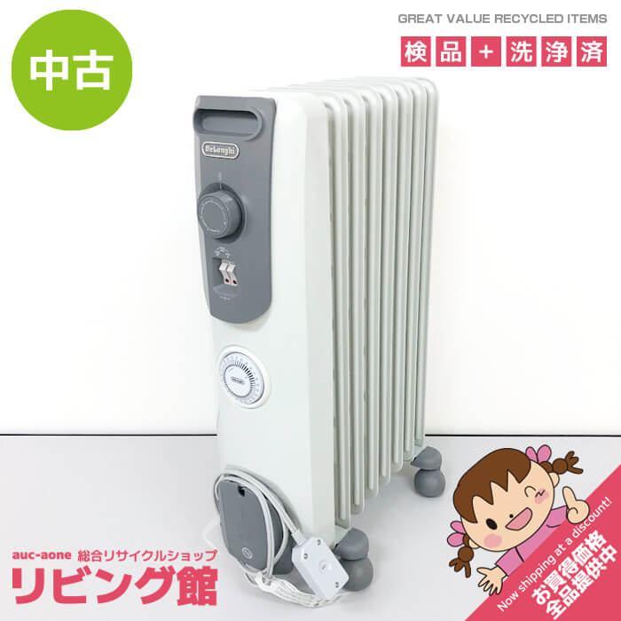 【中古】 デロンギ オイルヒーター RHJ10F0812-SG ストーングレー 8枚フィン 1200W 8〜10畳 DeLonghi キャスター付 ヒーター 暖房 | 