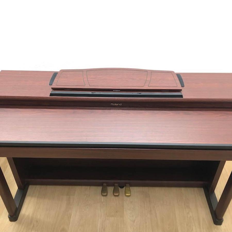 中古】 ローランド 電子ピアノ HP7S-GP マホガニー調仕上げ 椅子付