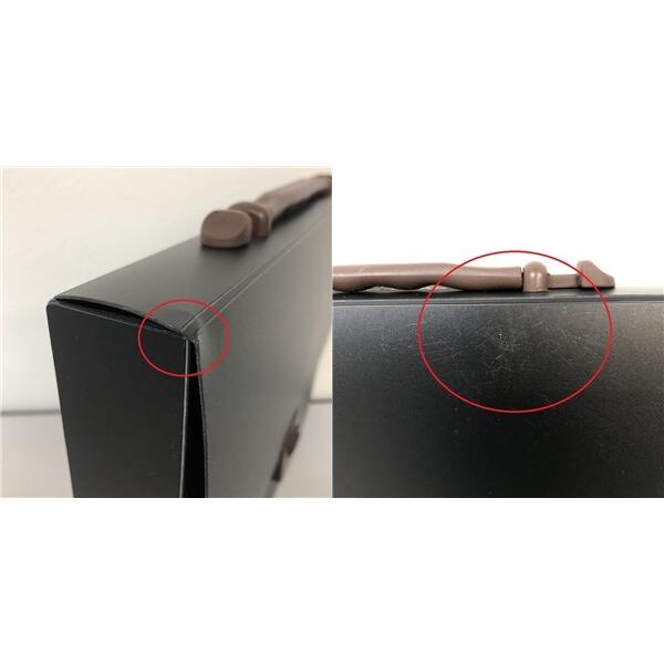 【中古】 ライオン事務器 キャリングバッグ 40mmタイプ 6個セット イロキャリ ビターショコラ LION ファイルケース ファイリングケース 黒 ブラック | イロキャリ | 04