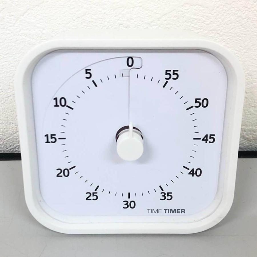 【中古】 タイムタイマー 12インチ＆3インチ 2個セット ブラック ホワイト スクエア 壁掛け・置き型 TIME TIMER 残り時間が一目でわかる |  | 02