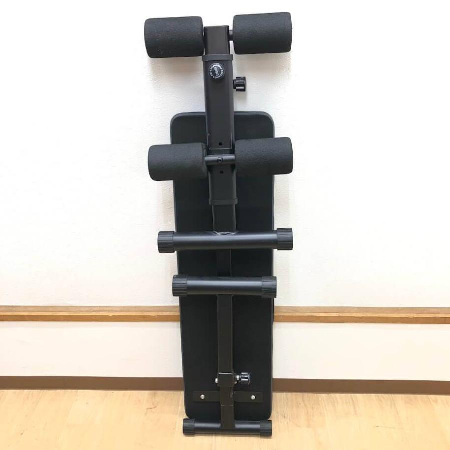 【中古】 リーディングエッジ マルチシットアップベンチ ブラック フラットベンチ 2WAY 折り畳み式 コンパクト 腹筋台 腹筋ベンチ |  | 04