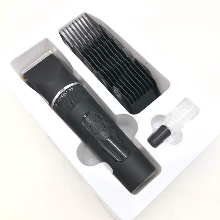 【中古】 メンズ ヘアカットセット ヘアーカッター＆ハサミ2本 スキカット GTS-6030 貝印 散髪用ハサミ コードレス 充電式 散髪 家庭用 黒 |  | 01