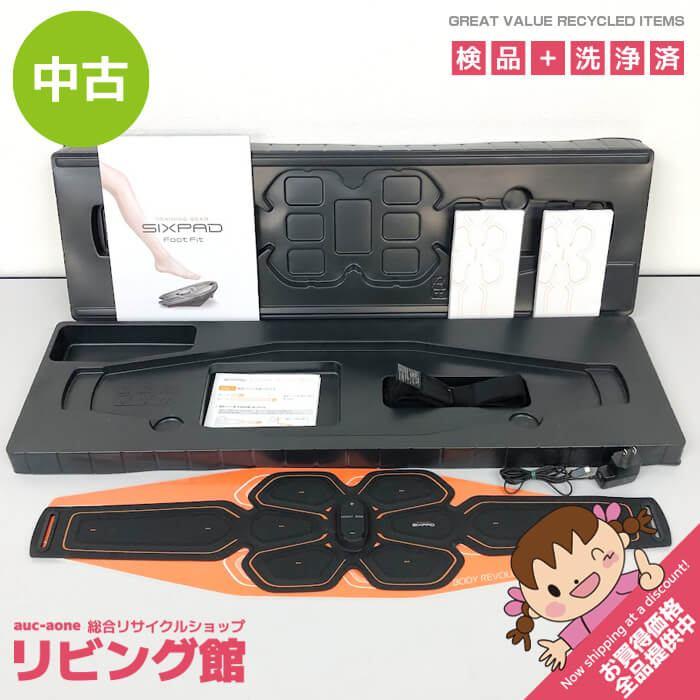 【中古】 MTG シックスパッド アブズベルト LL/3L EMS 取扱説明書付き 元箱付 未使用ジェル2セット付 充電式 ジェル式 SIX PAD AbsBelt 腹筋 | 