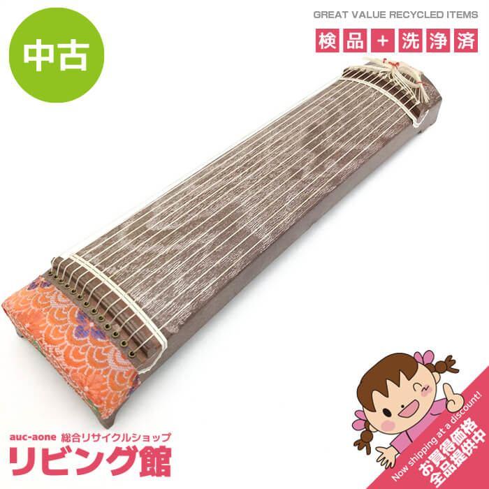 【中古】 ミニ琴 13弦 全長約30cm 樹脂製 短琴 プラスチック製 ミニチュア琴 琴柱なし 和楽器 弦楽器 飾り オブジェ ミニ琴 中古 | 