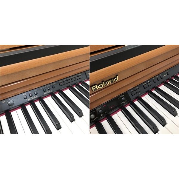 【中古】 ローランド 電子ピアノ HP203-LC ライトチェリー調仕上げ 椅子付 取扱説明書付 Roland デジタルピアノ コンパクト 高低自在椅子 |  | 02