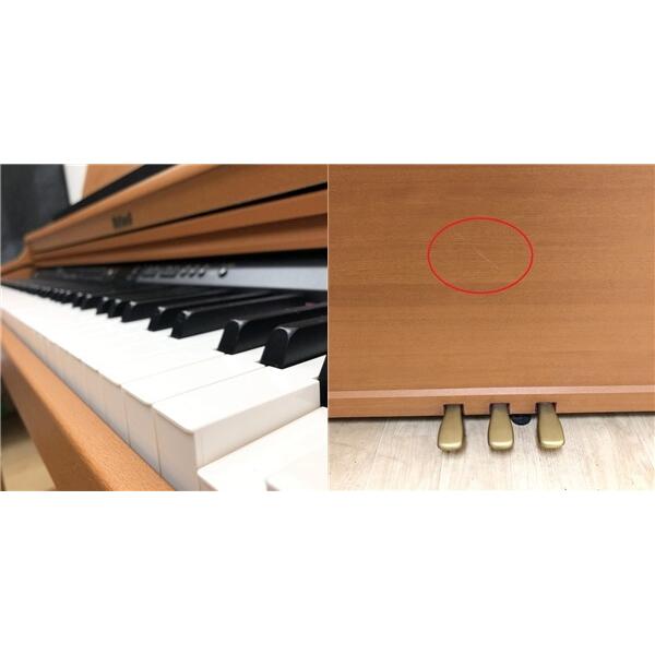 【中古】 ローランド 電子ピアノ HP203-LC ライトチェリー調仕上げ 椅子付 取扱説明書付 Roland デジタルピアノ コンパクト 高低自在椅子 |  | 03