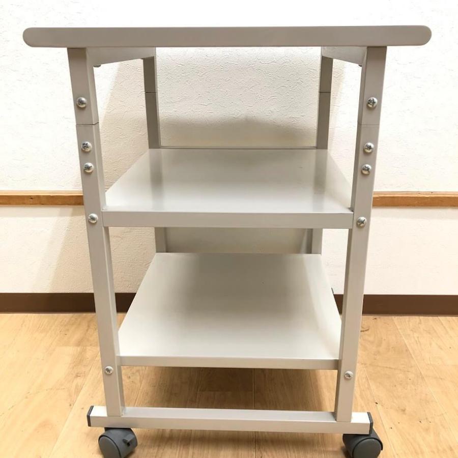【中古】 エレコム プリンタラック MD-10P キャスター付き プリンタ台 プリンター 置台 スチール製 中棚付 プリンタスタンド オフィス キャビネット 作業台 | ELECOM | 03