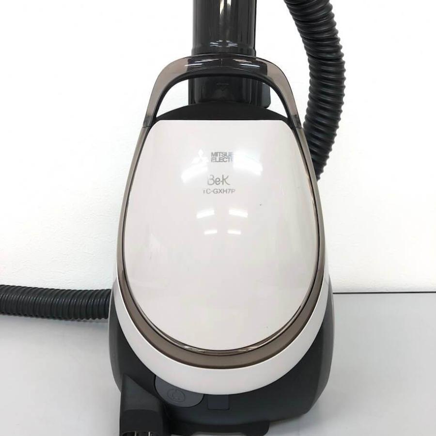 【中古】 三菱 紙パック式掃除機 TC-GXH7P-C ベージュ系 MITSUBISHI Be-K キャニスター型 クリーナー 軽量 電気掃除機 清潔 衛生的 | 三菱 | 01