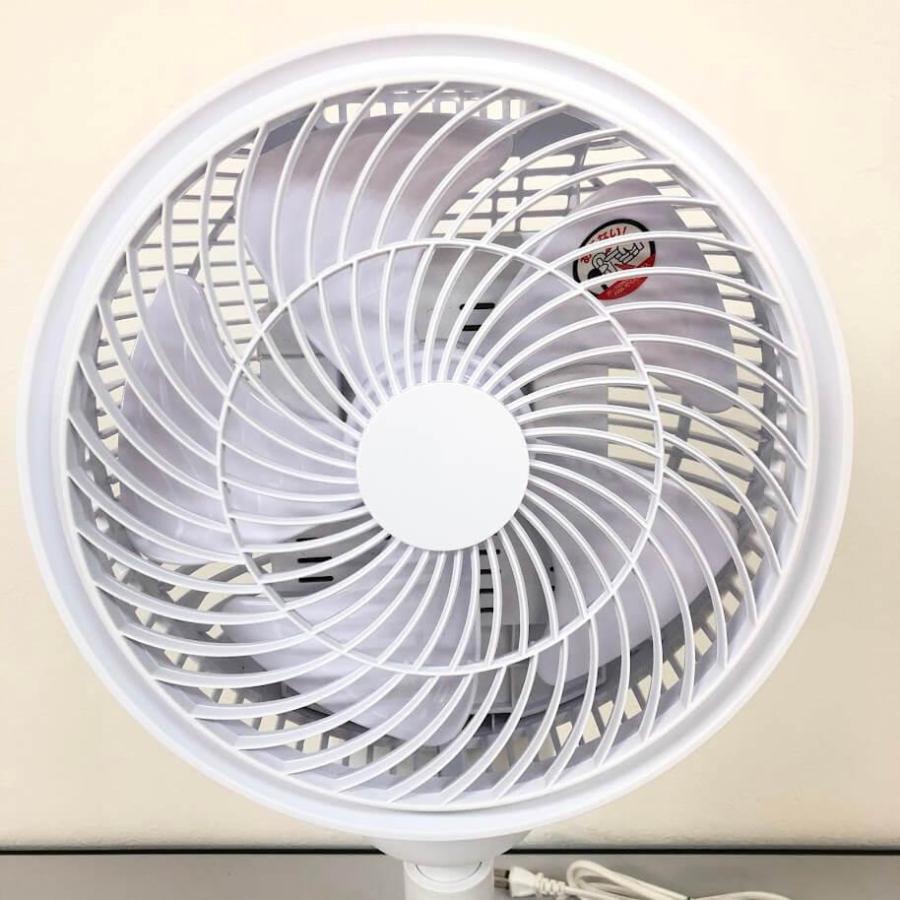 【中古】 おおたけ　リビングサーキュレーター DF-DC231FR ホワイト 3D首振り 5枚羽 リモコン付き 扇風機 リビングファン 白 左右上下首振り | おおたけ | 01