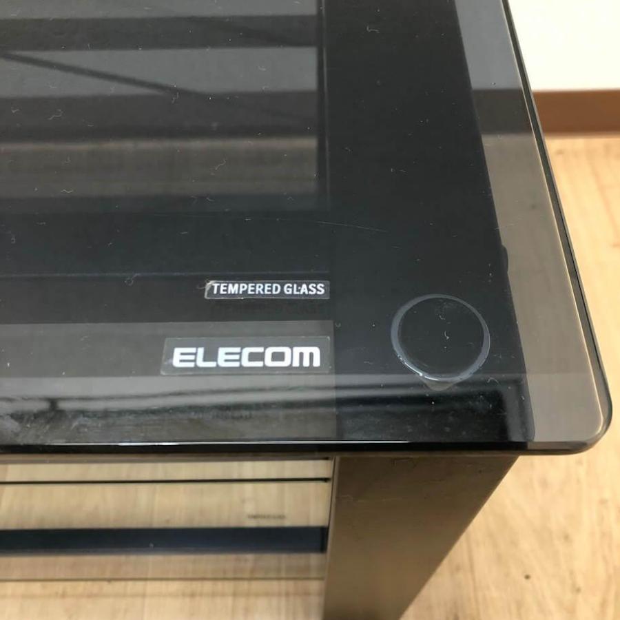 【中古】 エレコム テレビラック ブラック 幅90cm スチール×ガラス天板 スタイリッシュ ELECOM PDR-SGN900BK テレビ台 TVラック TVスタンド | ELECOM | 02