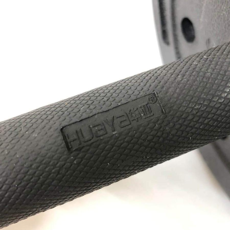 【中古】 HUAYA 可変式ダンベル 9.5kg ブラック プレート式 ポリエチレン 金属シャフト トレーニング エクササイズ 筋トレ 黒 ダンベル 中古 |  | 04