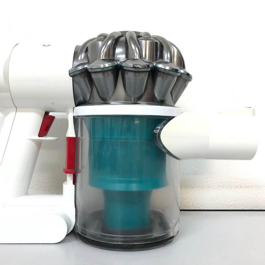 【中古】 Dyson V6 Mattress HH08 ダイソン サイクロン式 布団クリーナー ホワイト系 マットレス 寝具 ハンディクリーナー 掃除機 アタッチメント多数 | Dyson | 03