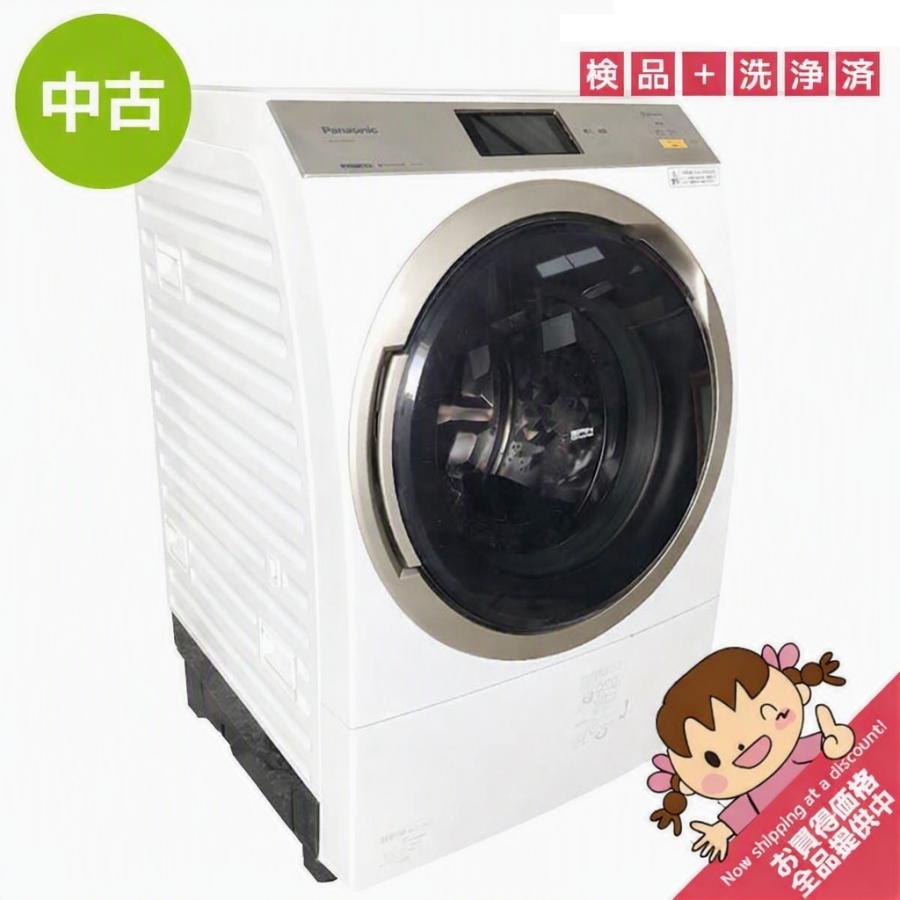 【中古】 パナソニック ドラム式洗濯機 11kg NA-VX9800L ホワイト系 Panasonic ドラム洗濯機 左開き ななめドラム 洗濯乾燥機 乾燥6kg 大容量 | Panasonic