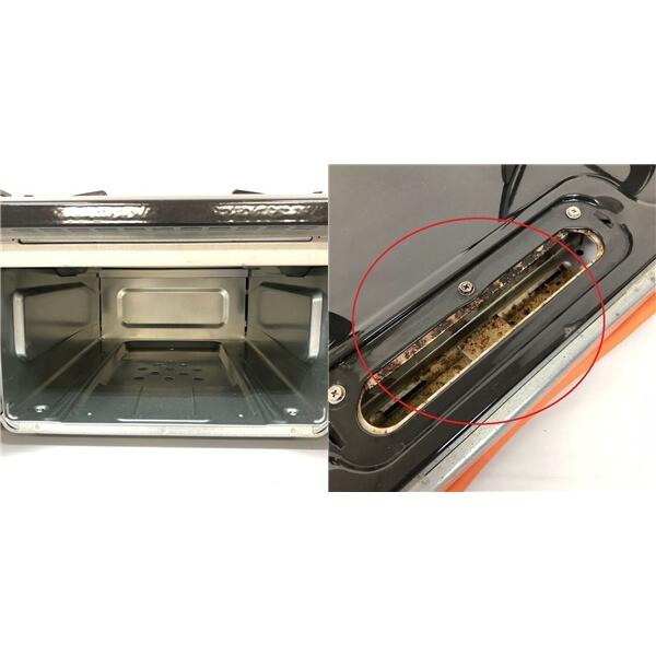 【中古】 リンナイ ガステーブル KSR641BKL プロパンガス(LPガス) ブラック Rinnai ガスコンロ 2口 グリル付ガステーブル 左強火力 水無し片面焼き 黒 | リンナイ | 04
