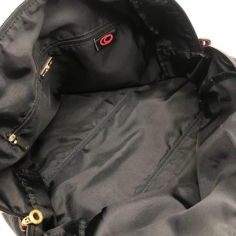 balenciaga ボストンバッグ ナイロン クロコ型押しハンドル ブラック BALENCIAGA（バレンシアガ） 【中古】 ボストンバッグ 黒 ナイロン