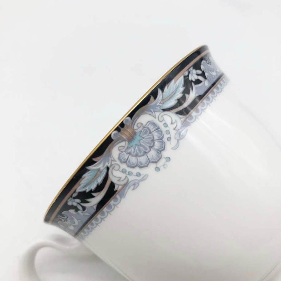 【未使用品】 ミカサ カップ＆ソーサー 2客セット アルミクロン エテルナ 白地 金縁 コーヒーカップ MIKASA ALUMICRON ETERNA | MIKASA（食器） | 03
