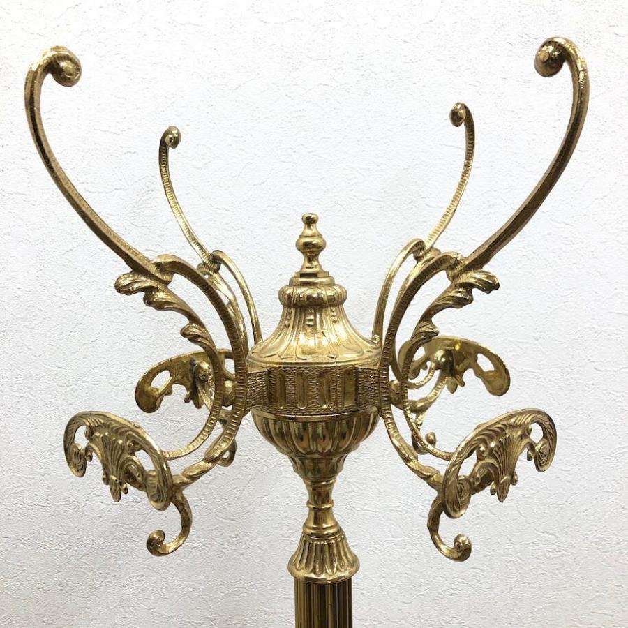 【中古】 イタリー製 ポールハンガー ゴールド×オニキス コート掛け コートツリー MADE IN ITALY インテリア アンティーク イタリア製 コートハンガー 中古 |  | 01